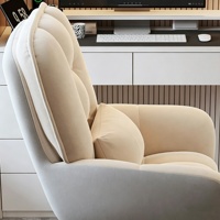 Chaise mobile rotative de luxe au design nordique moderne avec certification CE européenne - Chaise de bureau pour hôtel, appartement