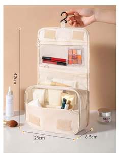 <b>Travel</b> <b>Makeup</b> <b>Bag</b> Waterproof Toiletries Organizer High Quality Women Neceser Bathroom Hook Wash Pouch Hook <b>Makeup</b> Storage <b>Bag</b> - Product Image 3