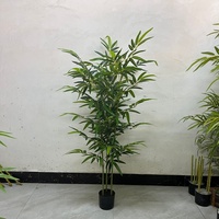Bonsái Artificial de Bambú con Forma de Mano de Buda, Planta Artificial en Maceta, Alta Simulación, Estilo Chino, Ecológica, para Interiores