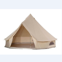 Tente de camping familiale 3M 4M 5M, type yourte mongole, en toile Oxford, pour camping familial, OEM ODM