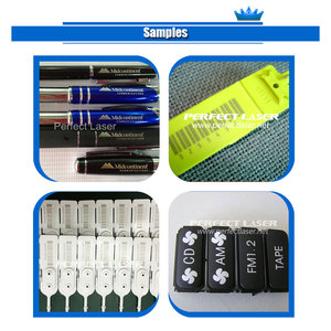 Perfecte Laser Split Kleurenpatroon Print Optische 50W Metaalvezel Lasergraveermachine voor RVS Visitekaartjes - Product Image 3