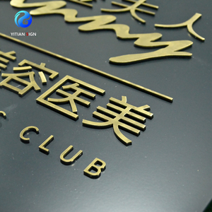 Letreros de Cobre Sólido 3D Personalizados, Resistentes al Óxido, con Nombre Grabado, para Librerías y <span class=keywords><strong>Empresas</strong></span> de Comercio Exterior - Product Image 6