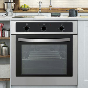 Four à pizza électrique en acier inoxydable 60L Comptoir sur pied à convection unique pour hôtels ménagers Verre intégré - Product Image 3