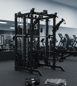 <span class=keywords><strong>POWERMAN</strong></span> Machine Smith à contrepoids tout-en-un |   Combo Lat Pulldown et Low Row 1:1 et 2:1 - Product Image 1