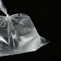 Sacs en polyéthylène transparents à poche plate de qualité alimentaire pour le marché africain, taille personnalisée, estampage à chaud, sacs ouverts en polyéthylène