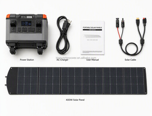 3000W 2688Wh Portable <b>Power</b> Station Solar Home <b>UPS</b> Backup <b>Power</b> <b>Supply</b> US 110V 4 AC Outlets With 400W Foldable Solar Kit - Product Image 6