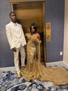 Zeemeermin Galajurken Kristallen Kralen Lovertjes Avond Formeel Feest Tweede Verjaardagsjurken Plus Size Jurk Voor Speciale Gelegenheden - Product Image 4