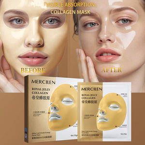 MERCILEN Colágeno Real Overnight Máscara De Colágeno <span class=keywords><strong>Facial</strong></span> Poro Minimizando Anti Envelhecimento Cristal Hidratante Clareamento Máscara De Colágeno - Product Image 1