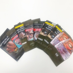 Nắp kéo 25g 50g 100g thuốc lá hút lá bao bì túi dây kéo túi thuốc lá cuộn với băng dính tự dính - Product Image 1