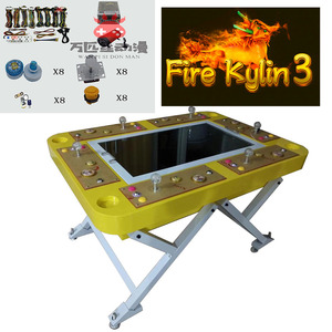 Estación DE JUEGOS DE Arcade Fire Kylin Fish Hunter portátil, máquina de mesa de apuestas que funciona con monedas para lugares de entretenimiento - Product Image 1