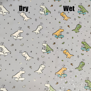 Tissu hydrochromique en polyester imprimé <span class=keywords><strong>magique</strong></span>, insensible aux couleurs changeantes et à l'eau pour les maillots de bain et les mariages en plein air - Product Image 6