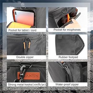 Étui de transport professionnel pour système de sonorisation <span class=keywords><strong>Bose</strong></span> S1 Pro+ – Rangement organisé pour sonorisation Bluetooth - Product Image 5