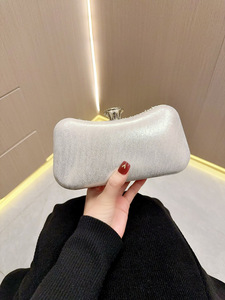 New Cross-border Diamond-encrusted Polyester <b>Clutch</b> Bag Model Y205 China-made Women-Spring Evening Dress Cheongsam Tanjing - Product Image 5