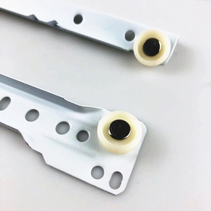 Cầu Trượt Ngăn Kéo Kiểu <span class=keywords><strong>FGV</strong></span> Phủ Điện Theo Yêu Cầu Của Nhà Máy Với Cầu Trượt Ngăn Kéo Bánh Xe Ni Lông Màu Trắng - Product Image 6