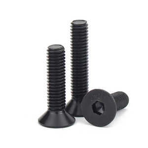 10.9 Grade Black Countersunk Head Hex Socket Cap <b>Screws</b> <b>Flat</b> Head Machine Bolts M2.5-M10 - Product Image 5