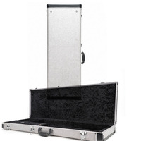 Étui de guitare en cuir rigide noir personnalisé WC35 RM avec doublure en éponge de 15 mm, imperméable et antichoc pour guitare électrique et basse