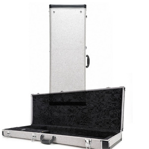 Custodia per Chitarra Elettrica e Basso WC35 RM Personalizzata in Pelle Nera Rigida con Rivestimento in Spugna da 15mm Impermeabile e Antiurto - Product Image 3