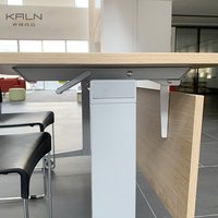 Table de formation pliante en acier pour salle de conférence, système de bureau pour projets d'école et de bureau, approvisionnement en gros