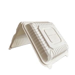 Kotak <span class=keywords><strong>Burger</strong></span> Ramah Lingkungan Sekali Pakai Biodegradable dari Pati Jagung Grosir - Product Image 2