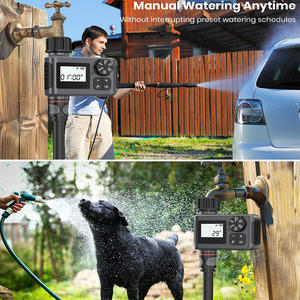 Système de contrôle d'irrigation intelligent programmable J&R, <span class=keywords><strong>minuterie</strong></span> d'arrosage automatique électronique <span class=keywords><strong>avec</strong></span> écran LCD - Product Image 4