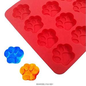 DIY <span class=keywords><strong>perro</strong></span> <span class=keywords><strong>huella</strong></span> pudín <span class=keywords><strong>molde</strong></span> <span class=keywords><strong>de</strong></span> silicona Chocolate Fondant pastel decoración herramientas jabón gelatina resina silicona moldes - Product Image 3