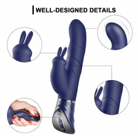 Vibrateur pour femmes de grande taille, puissant, stimulation du point G, 10 modes de vibration, rechargeable par USB, étanche, silencieux.