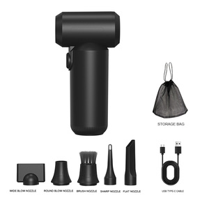 Ventilador Turbo eléctrico de velocidad de 130000RPM, soplador de aire superpotente inalámbrico y recargable, Motor sin escobillas de velocidad ajustable, limpiador de PC - Product Image 2