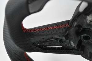 Volant directionnel en Fiber de carbone avec rayons, pour audi 3K, en forme de nid d'abeille, pour A4/S4, vente en gros - Product Image 4