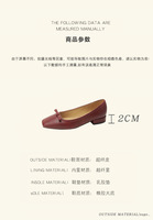 Sepatu wanita hak tinggi kotak elegan ringan desain ujung tertutup Mode grosir sandal hak tinggi wanita