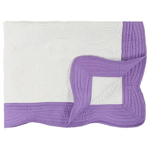 <span class=keywords><strong>Trapunta</strong></span> bambino per ragazzi ragazze morbido per bambini ricamato coperta Unisex smerlato bordo trapuntato 36 "x 46" - Product Image 2