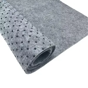 Wholesale Price non-slip resin dots grey anti slip nonwoven fabric felt for cushion backing, mattress, door mat backing