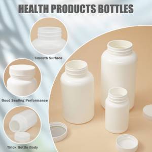 医薬品カプセル薬瓶150CC 200CCプラスチック製シール付きカスタマイズ - Product Image 2