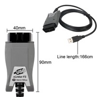 El Mejor Escáner de Diagnóstico de Automóviles OBD2 para F-ord FORScan M-azda VLinker FS USB FS ELM327 ELM 327 OBD 2 OBDII Herramientas de Interfaz HS/MS-CAN