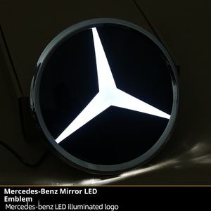 Grille LED éclairée avec grand emblème <span class=keywords><strong>OLIVER</strong></span> pour Mercedes Classe C, B, E, S, GLK, ML, GLC, GLS - Product Image 3