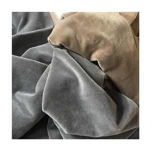 Tela de terciopelo elástica de LICRA Súper suave, tela textil de franela en línea para el hogar