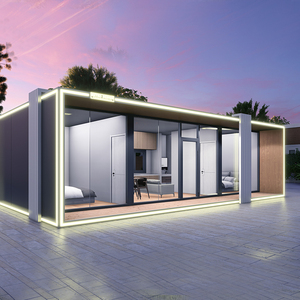 Maison capsule moderne à deux étages, maison mobile, deux chambres, avec panneaux solaires sur roues, fabriquée en Chine, petite maison conteneur - Product Image 6