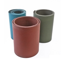 TEBAK Plaque de guidage souple en Polytétrafluoroéthylène (PTFE) bleu-vert, résistante à l'usure, pour machine-outil, 0,8-3,2 mm