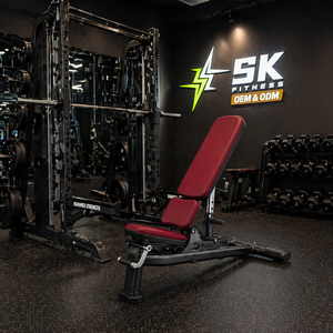 Banc de musculation multi-positions SK Commercial, robuste et professionnel, pour entraînement de force et musculation. - Product Image 3