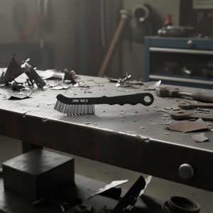 Brosse métallique en acier 993 B pour le nettoyage et l'ébavurage des métaux - Product Image 3