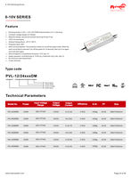 Driver LED à Tension Constante UL/CUL 200W, Gradation PWM/Potentiomètre 0-10V/1-10V/10V, Alimentation LED 100-277V AC-DC 12V 24V IP67