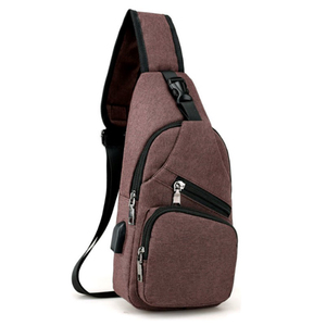 Wholesale Men Backpack Chest Pack Single Rucksack England Chest <strong>Bags</strong> Shoulder Cross Body <strong>Bag</strong> External USB Charger Backpack <strong>Boys</strong> - Product Image 5