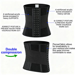 Nylon cintura ajustável Trainer cinto feminino até Graded Spandex Shaper do corpo emagrecimento esporte cinta Cincher - Product Image 5