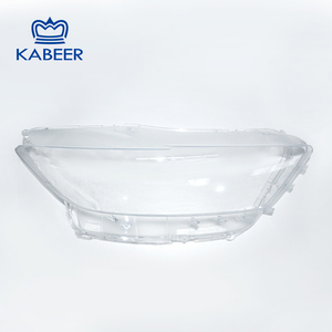Kabeer-lente transparente para faro delantero de coche, cubierta de plástico para <span class=keywords><strong>Mustan</strong></span> 2014 - Product Image 1
