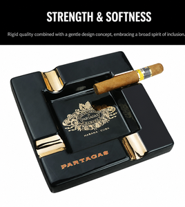Cendrier à cigares en céramique grand diamètre, support pour 2 à <span class=keywords><strong>4</strong></span> cigares, décoratif européen, pour salon, coffret cadeau, accessoires pour fumeurs - Product Image 5