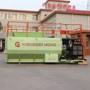 Mesin semprotan hydroseeding tanah Multifungsi, mesin benih rumput hydro sprayer