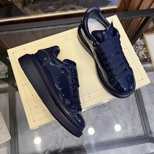 Zapatos de Diseño Retro de Lujo 2026 para Hombre y Mujer, con Aumento de Altura, Color Sólido, con Cordones, Parte Superior de Cuero, Transpirables y Suaves - Product Image 1