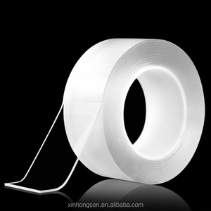 Trong suốt tùy chỉnh Nano băng không thấm nước 5m Acrylic sihir hai mặt dính tấm dính gia cố mềm có thể giặt - Product Image 1