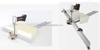 Couteau droit électrique à grande vitesse scie à ruban verticale coupe-panneau de mousse de mousse pour caoutchouc et matériau de mousse plastique Flexible