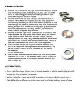 Rubans nanocristallins de qualité supérieure Vikano Ribbon 300 conçus pour un contrôle efficace du flux et une réduction des pertes énergétiques - Product Image 5