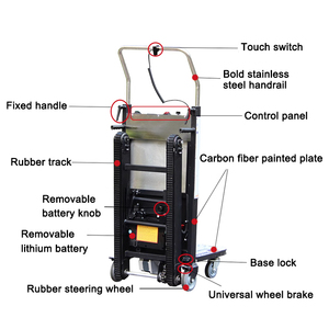 Escalier grimpeur équipement de levage manutention ménage électrique escalier grimpeur chariot Transport lourd - Product Image 3